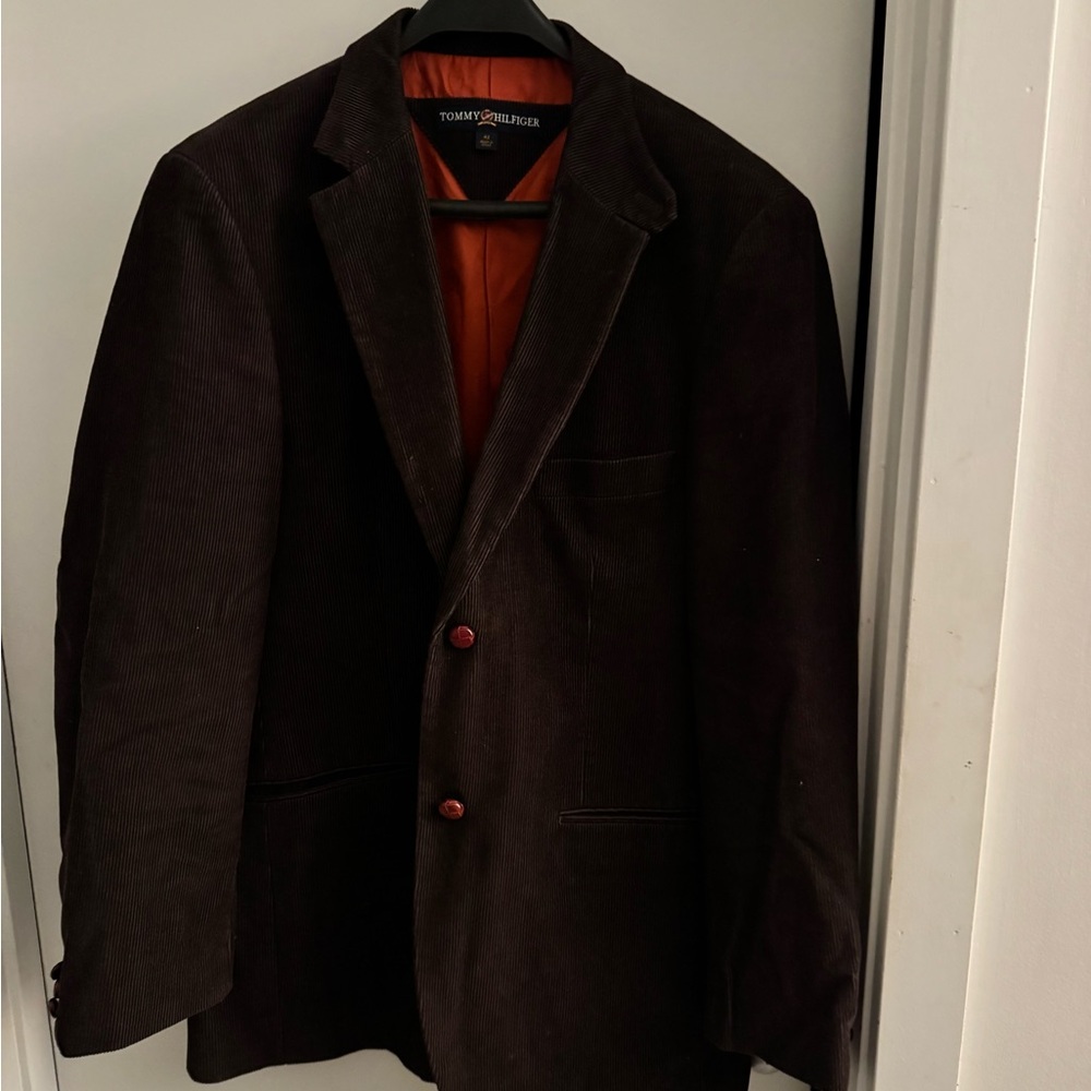 Tommy Hilfiger Men's Corduroy Blazer in Rich Brown